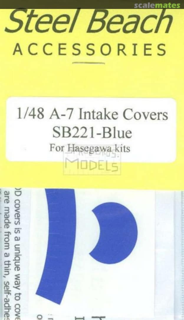 Boxart A-7 Corsair II Blue FOD Covers 49021 Steel Beach