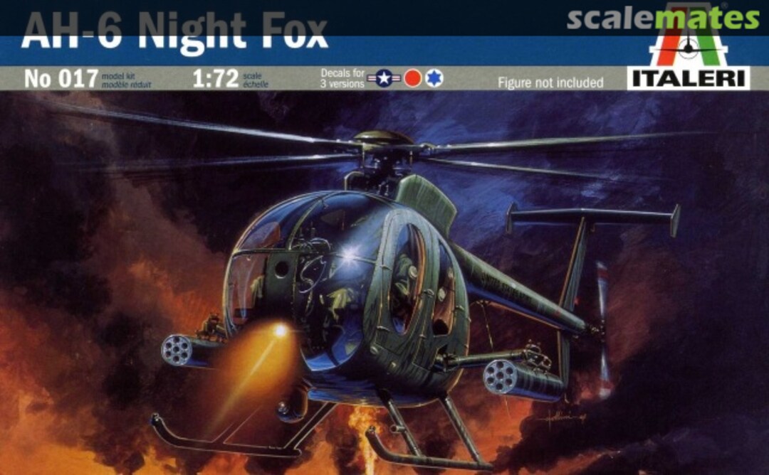 Boxart AH-6A Night Fox 017 Italeri