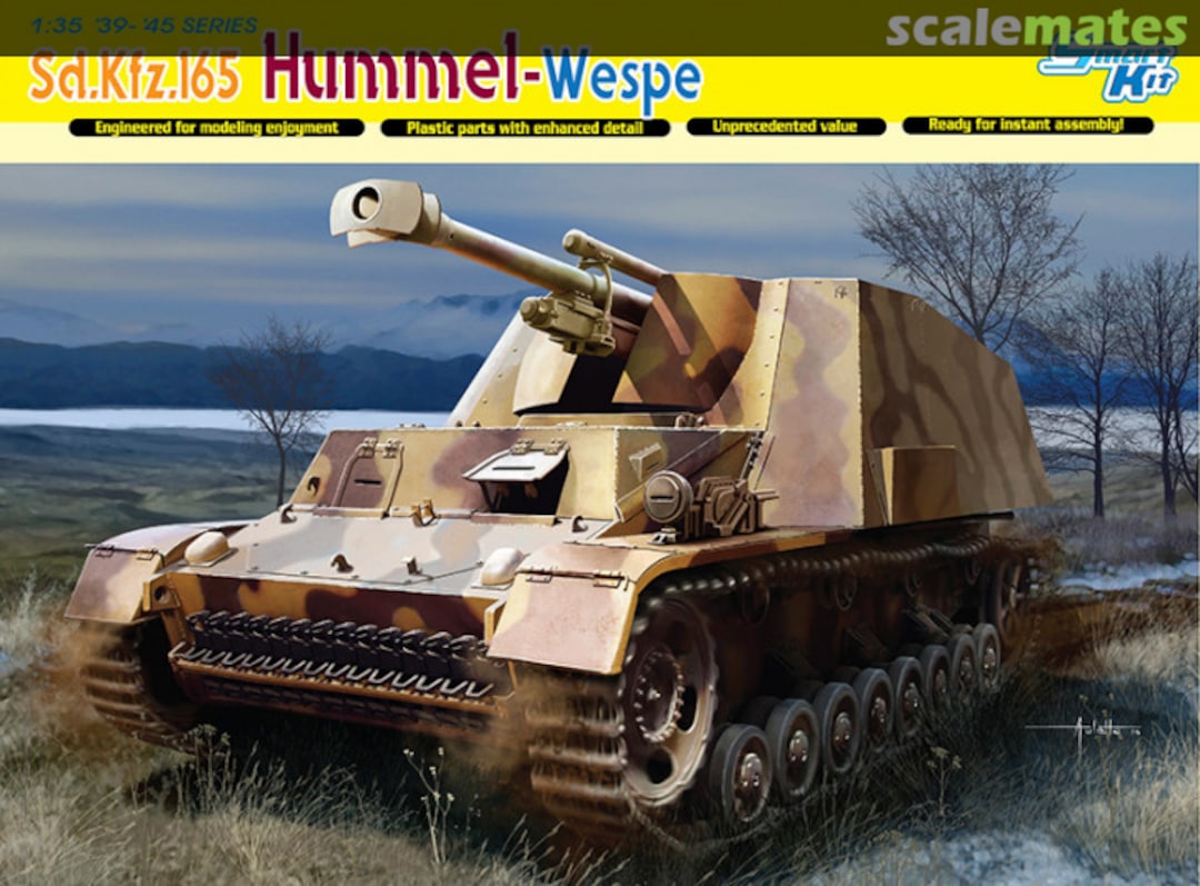 Boxart Panzerhaubitze Hummel-Wespe (leFH auf Hummel FgSt) 6535 Dragon