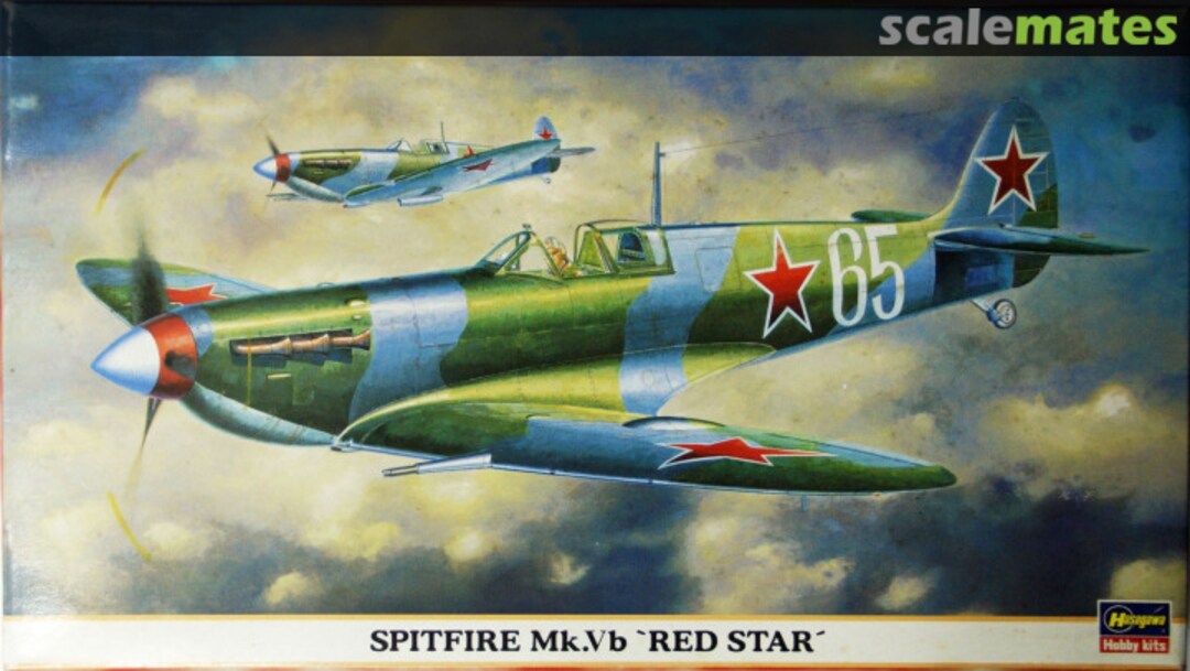 Boxart Spitfire Mk.Vb 'Red Star' 09308 Hasegawa