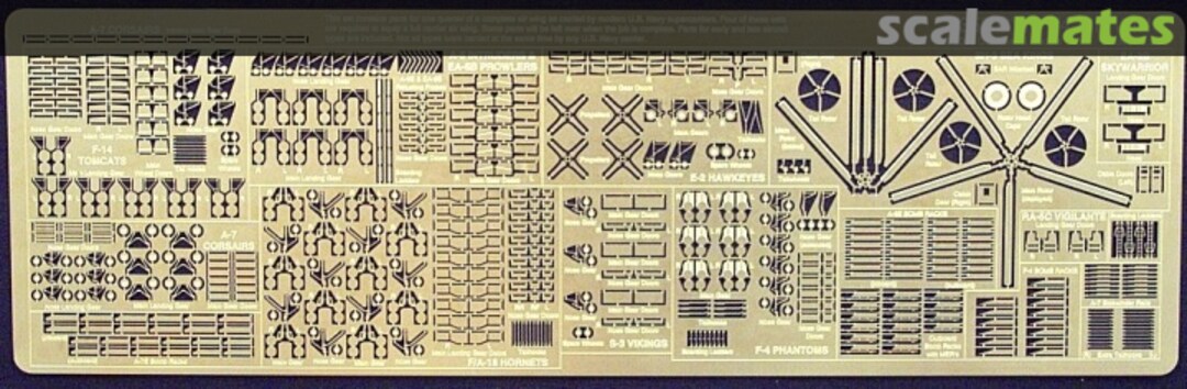 Boxart CVN 1/4 Air Wing (PE) 350-30 Gold Medal Models