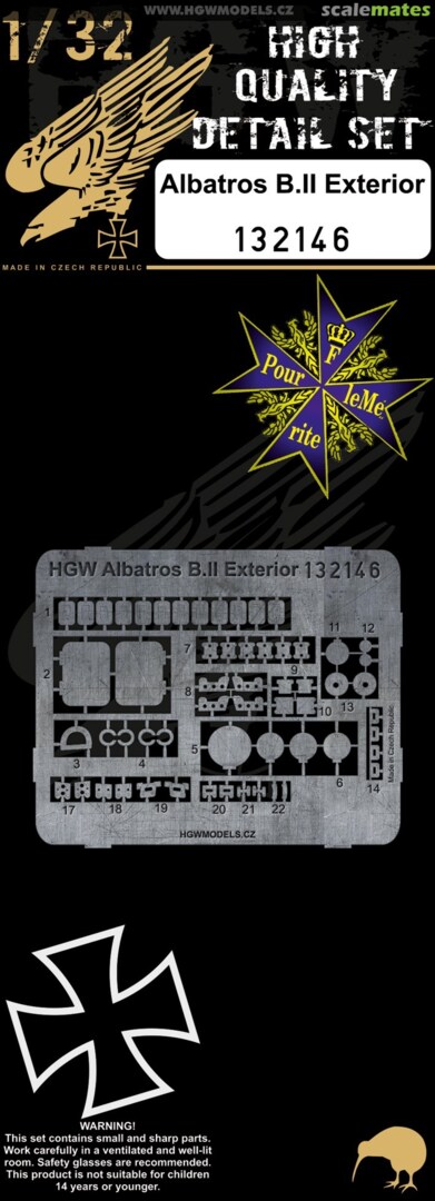 Boxart Albatros B.II - Exterior 132146 HGW Models