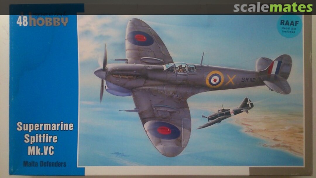 Boxart Supermarine Spitfire Mk.VC Malta Defenders SH48051 Special Hobby