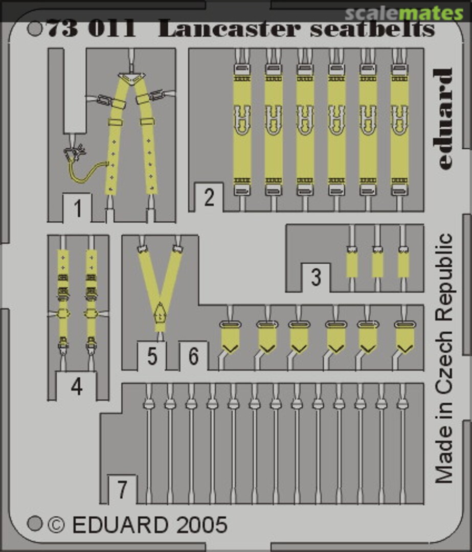 Boxart Lancaster seatbelts 73011 Eduard