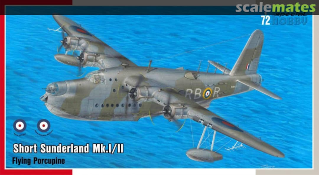 Boxart Short Sunderland Mk.I/II Flying Porcupine SH72438 Special Hobby