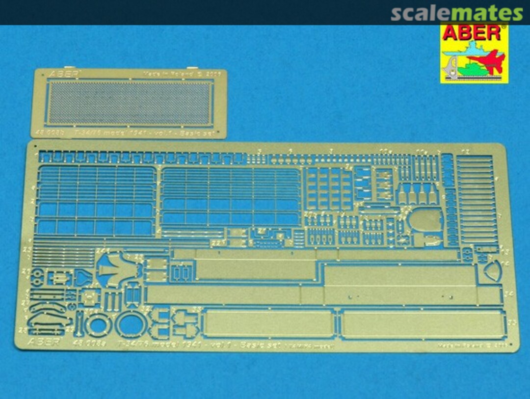 Contents T-34/76 Modell 1941 Vol. 1: Basic Set 48008 Aber