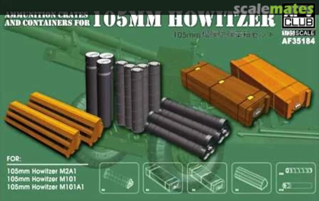 Boxart 105mm Howitzer AF35184 AFV Club