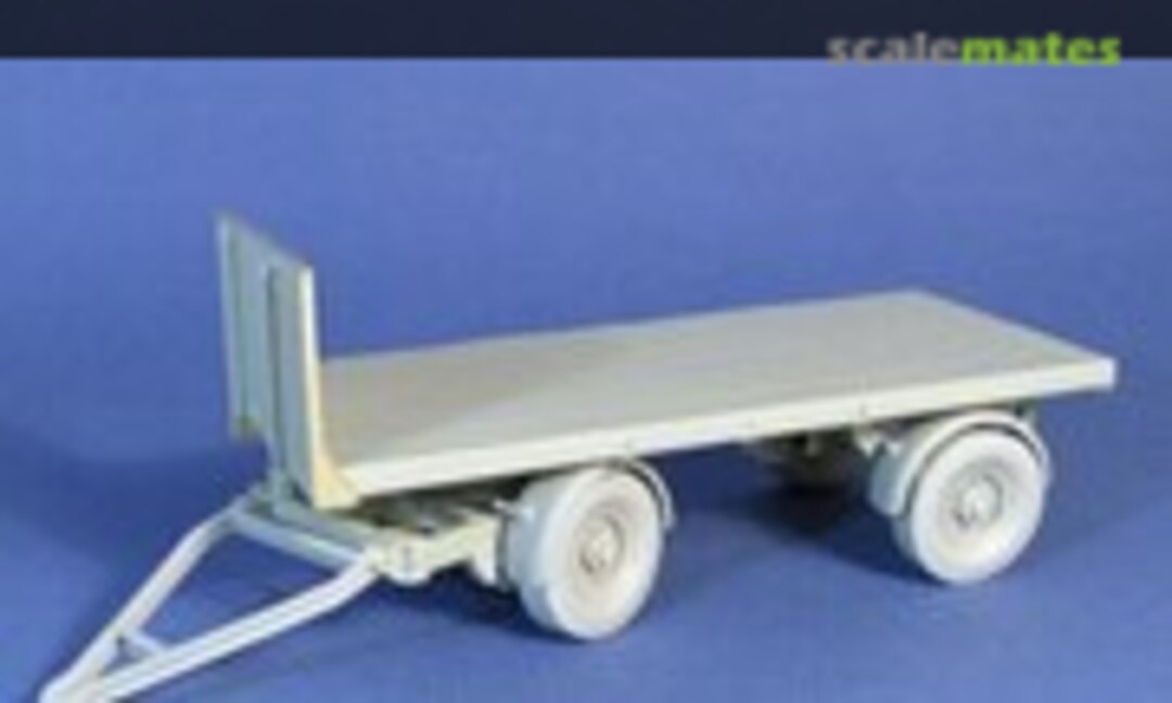 1:35 UK Flat Bed Trailer For 3 Ton Lorry (Resicast 35.1174)