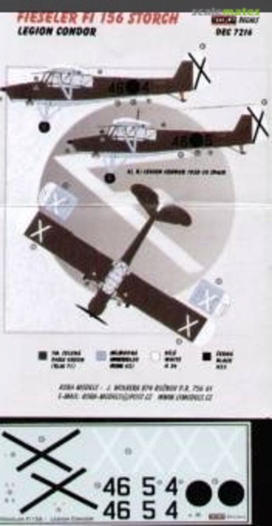 Boxart Fieseler Fi 156 Storch DEC7216 Kora Models