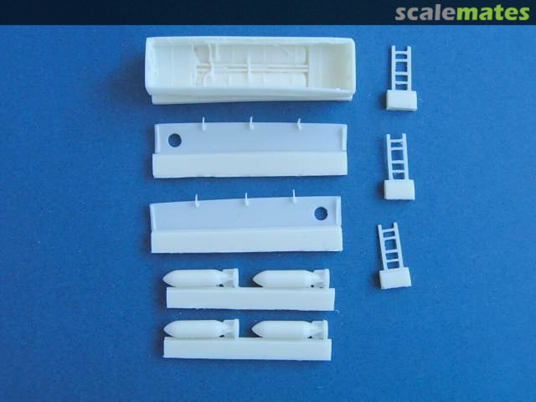 Boxart de Havilland Mosquito B Mk.IV Bomb bay+Bombs U72-60 Pavla Models