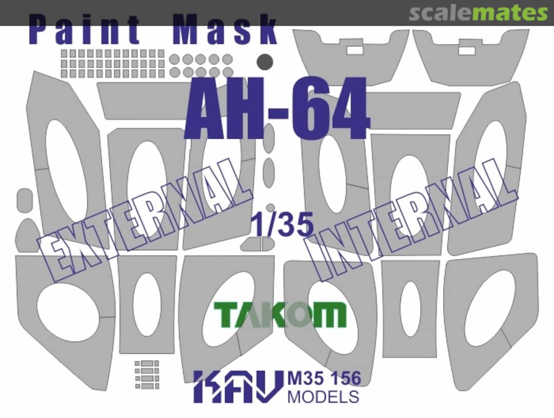 Boxart AH-64 masks KAV M35 156 KAV models