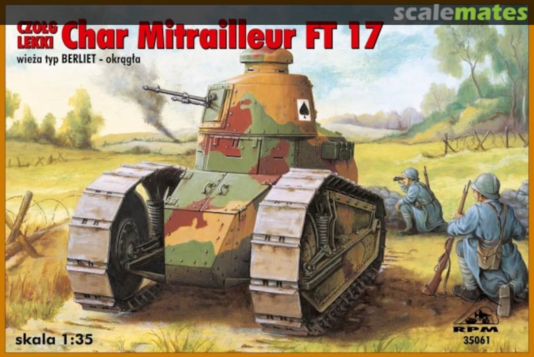 Boxart Char Mitrailleur FT17 35061 RPM