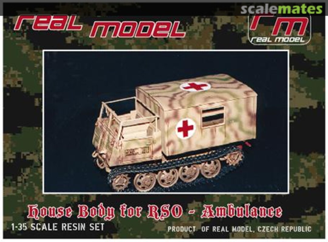 Boxart House Body for RSO(Ambulance) RM35011 Real Model