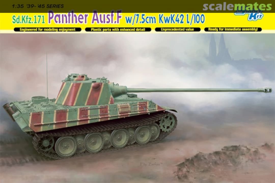 Boxart Sd.Kfz.171 Panther Ausf.F w/7.5cm KwK42 L/100 6799 Dragon