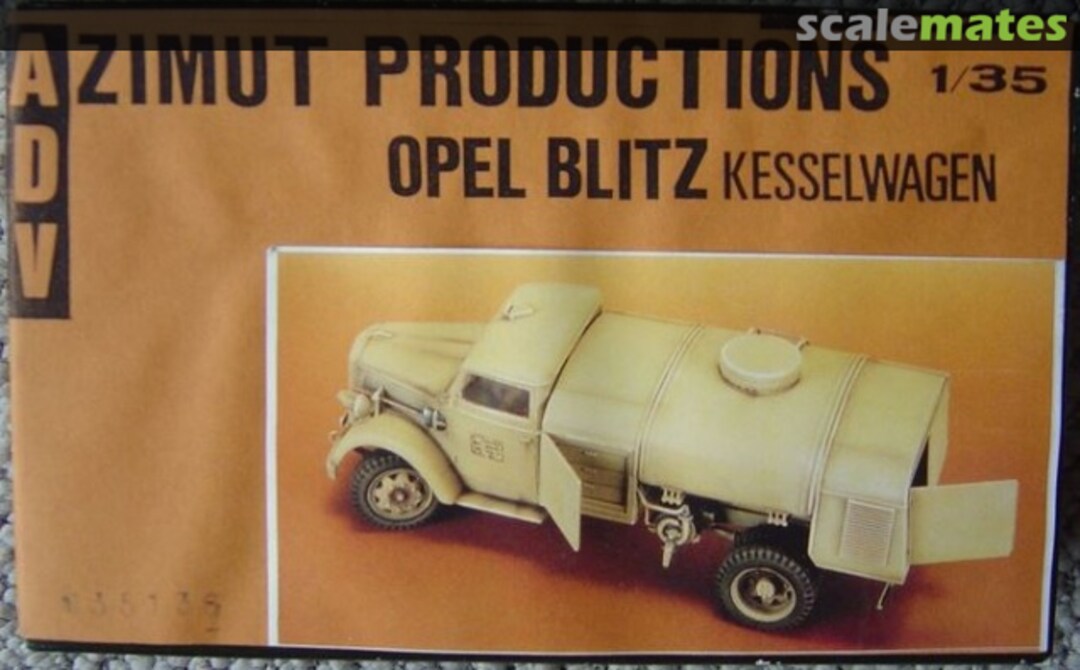 Boxart Opel Blitz Kesselwagen conversion set 35136 ADV Azimut