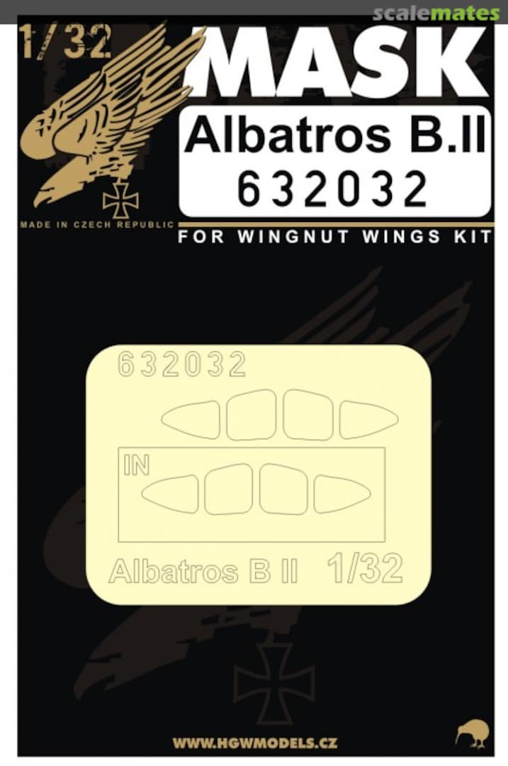 Boxart Albatros B.II - Mask 632032 HGW Models