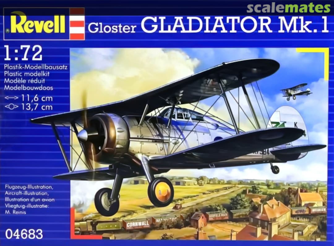 Boxart Gloster Gladiator Mk.I 04683 Revell