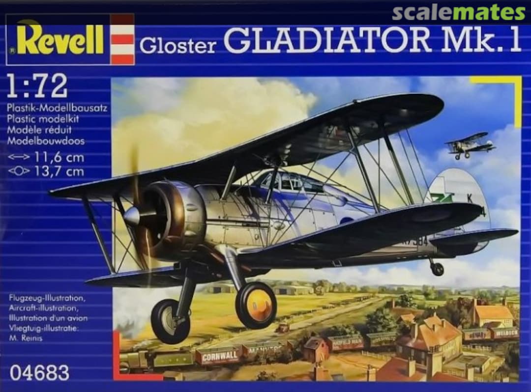 Boxart Gloster Gladiator Mk.I 04683 Revell