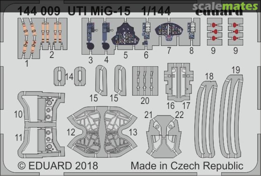 Boxart MiG-15 UTI 144009 Eduard