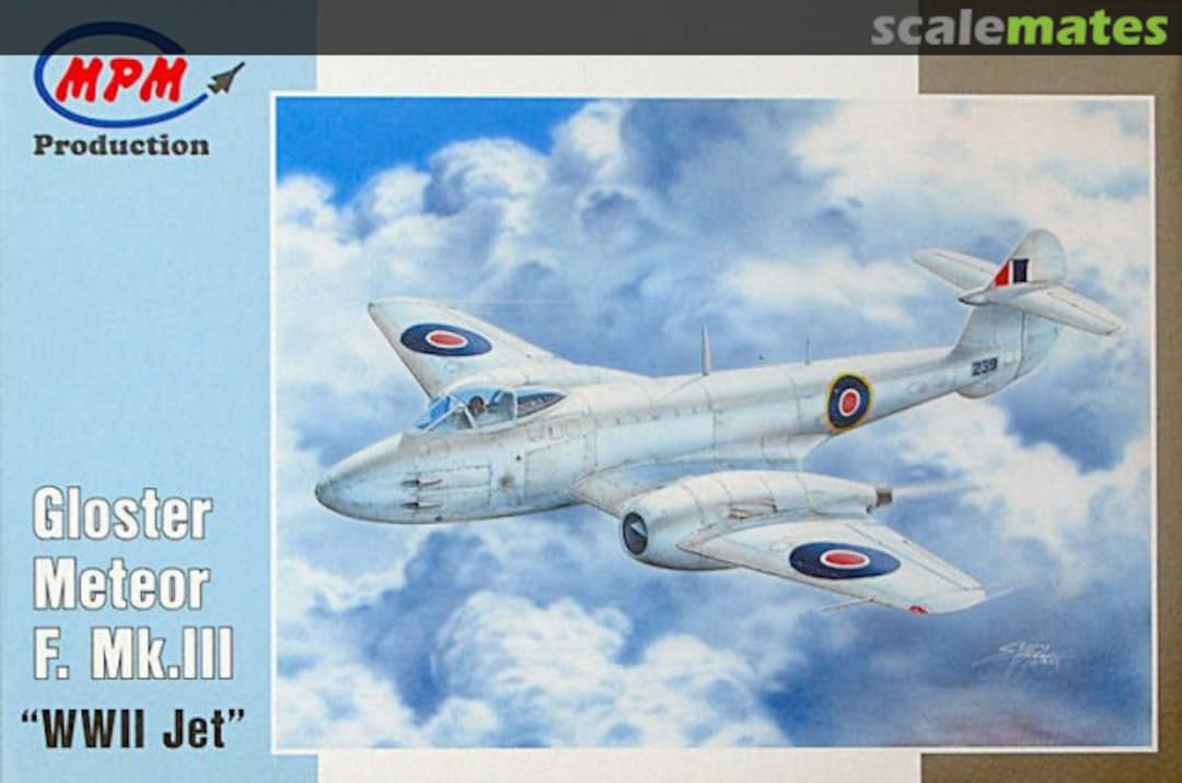 Boxart Gloster Meteor F. Mk.III 72563 MPM Production