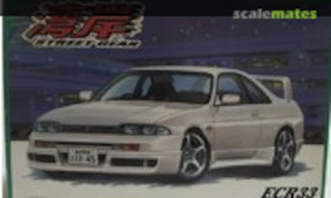 1:24 Nissan Skyline GTS25T ECR33 (Aoshima 021934)