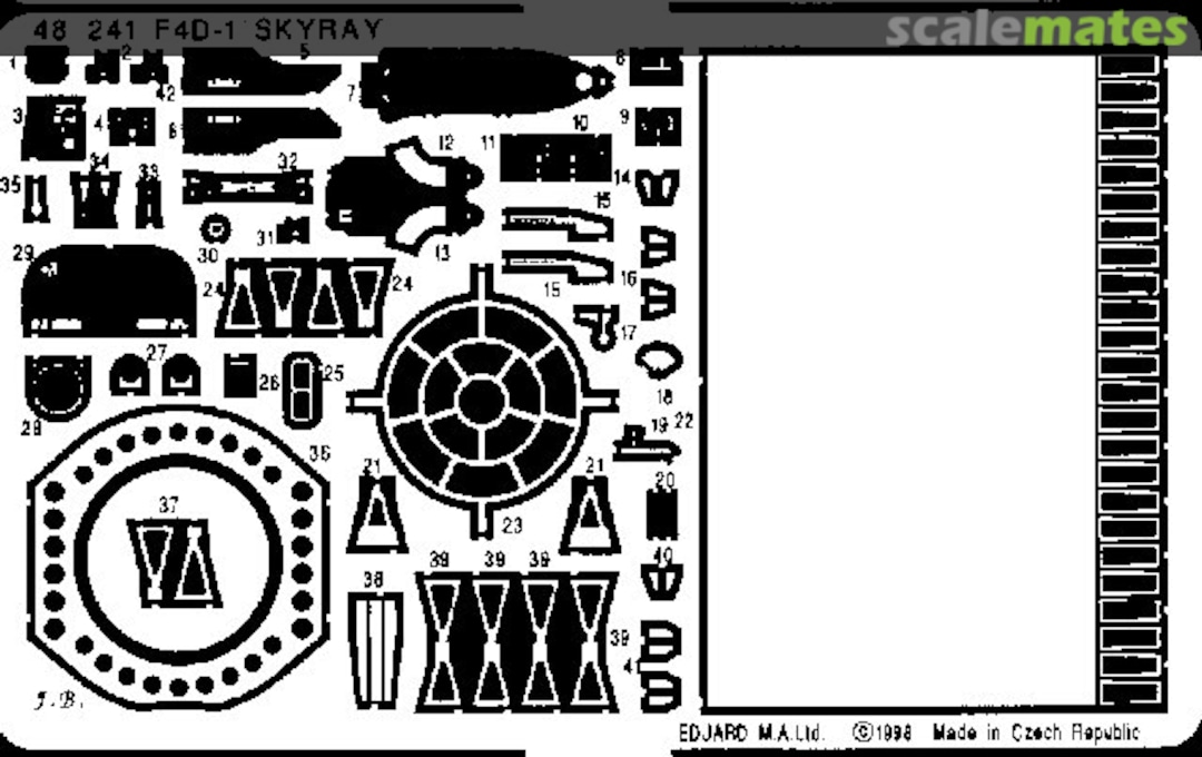 Boxart F4D-1 Skyray 48241 Eduard