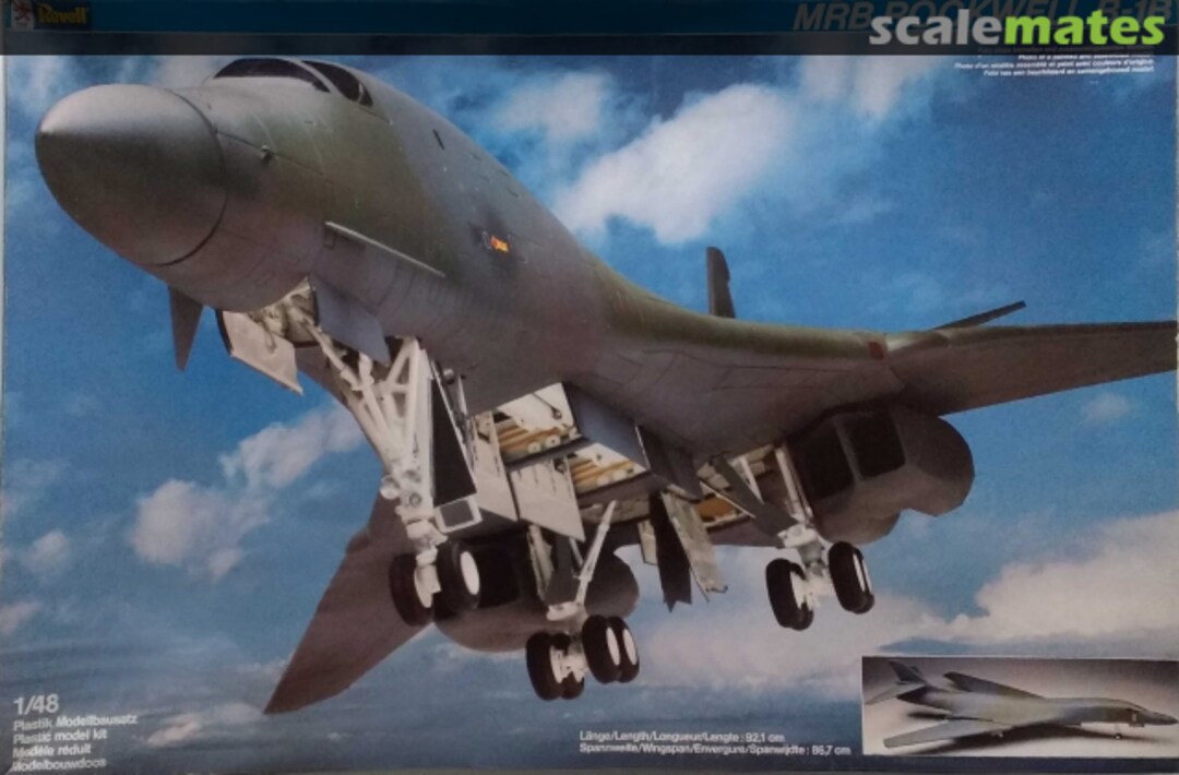 Boxart MRB Rockwell B-1B 4900 Revell/ceji