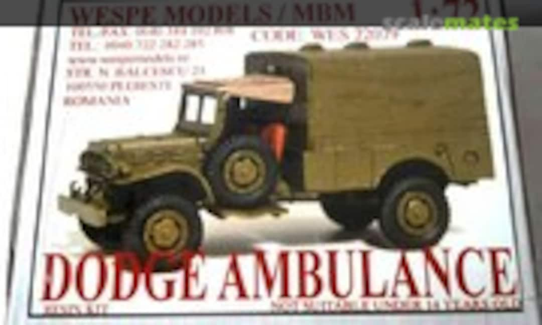 Dodge Ambulance (Wespe Models WES 72079)