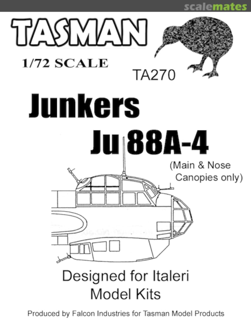 Boxart Junkers Ju 88A-4 TA270 Tasman Model Products