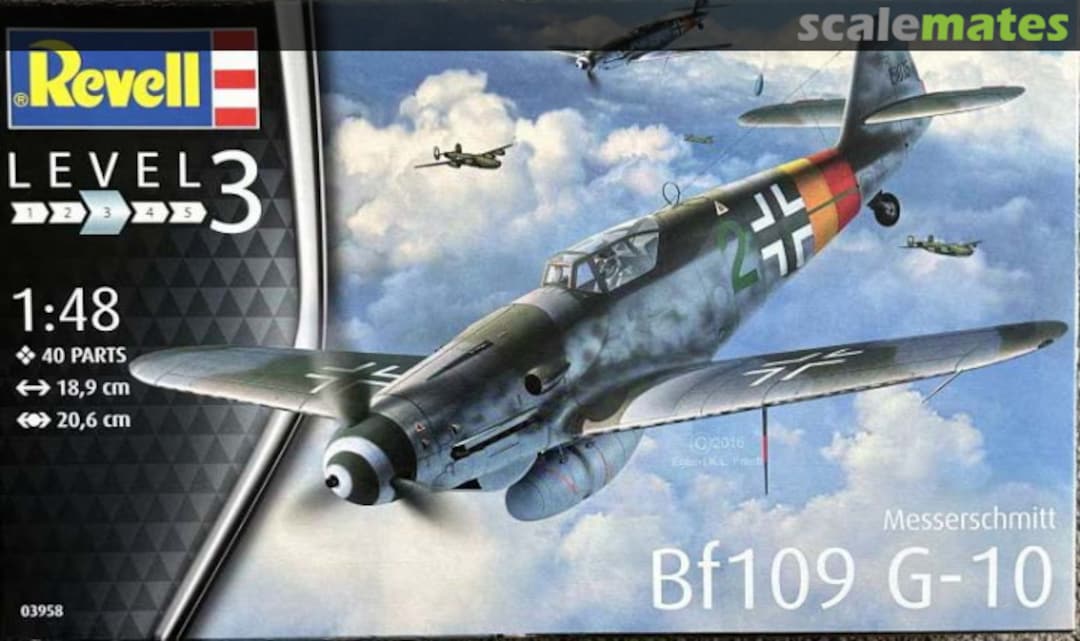 Boxart Messerschmitt Bf109 G-10 03958 Revell