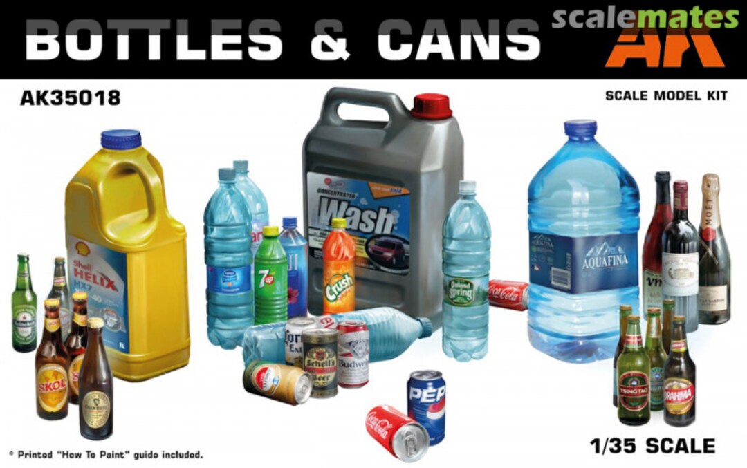 Boxart BOTTLES & CANS AK35018 AK Interactive