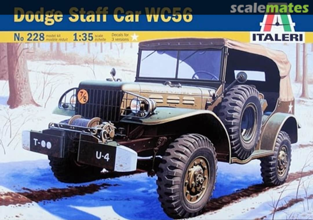 Boxart Dodge Staff Car WC56 228 Italeri