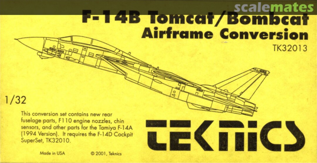 Boxart F-14B Tomcat/Bombcat Airframe Conversion TK32013 Teknics