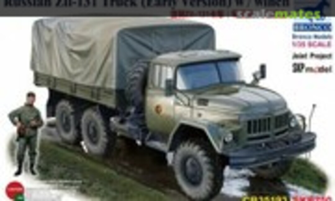 1:35 Russian Zil-131Truck (Early Version) w / winch (SKP model SKP 250)