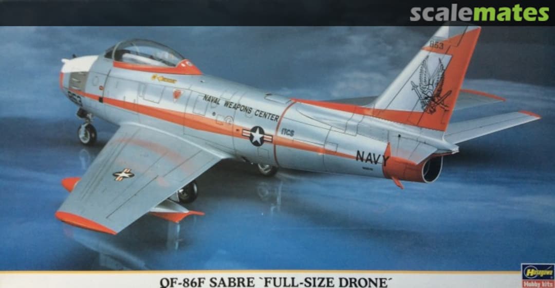 Boxart QF-86F Sabre Full size Drone 09306 Hasegawa