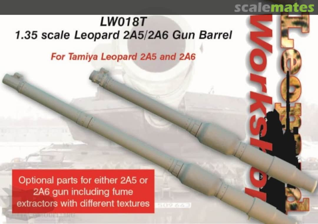 Boxart Leopard 2A5/2A6 Barrel LW018T Leopard Workshop