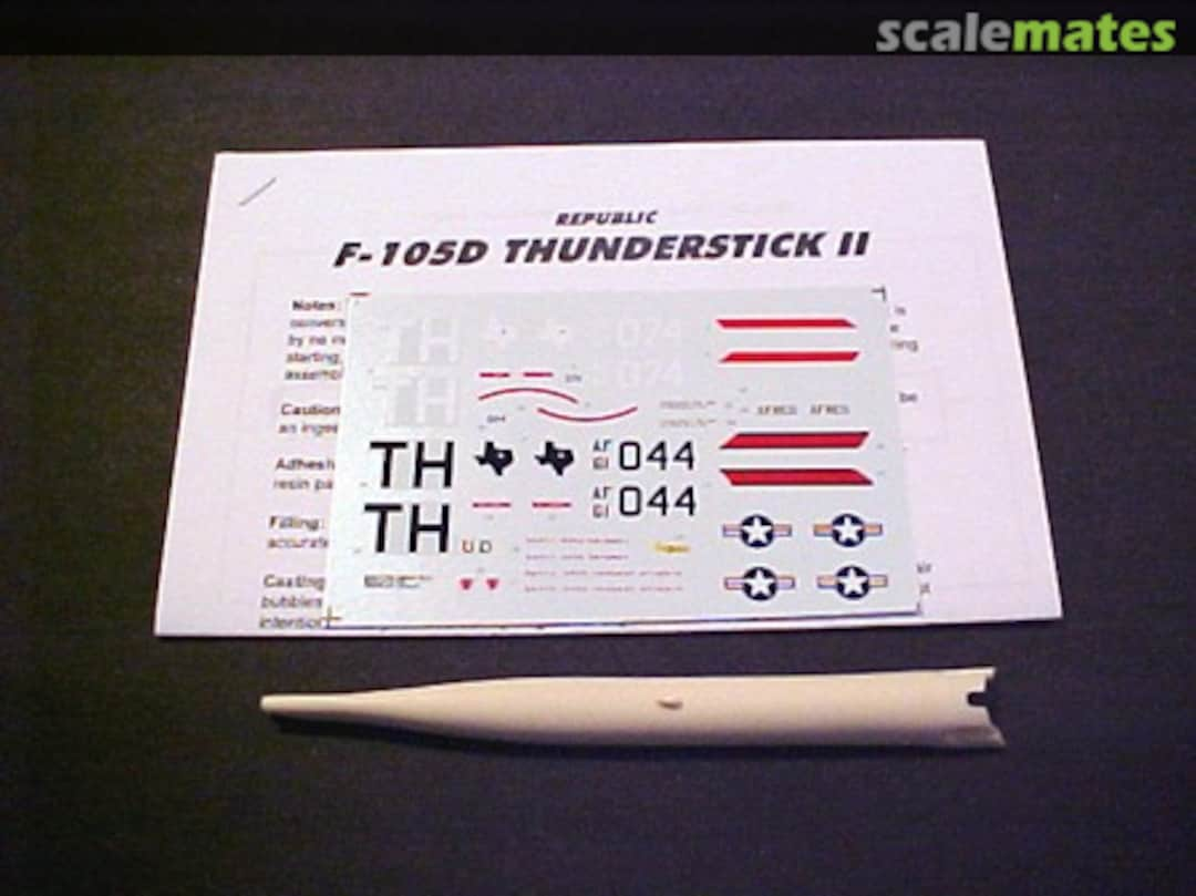 Boxart Republic F-105D Thunderstick II  C&H Aero Miniatures