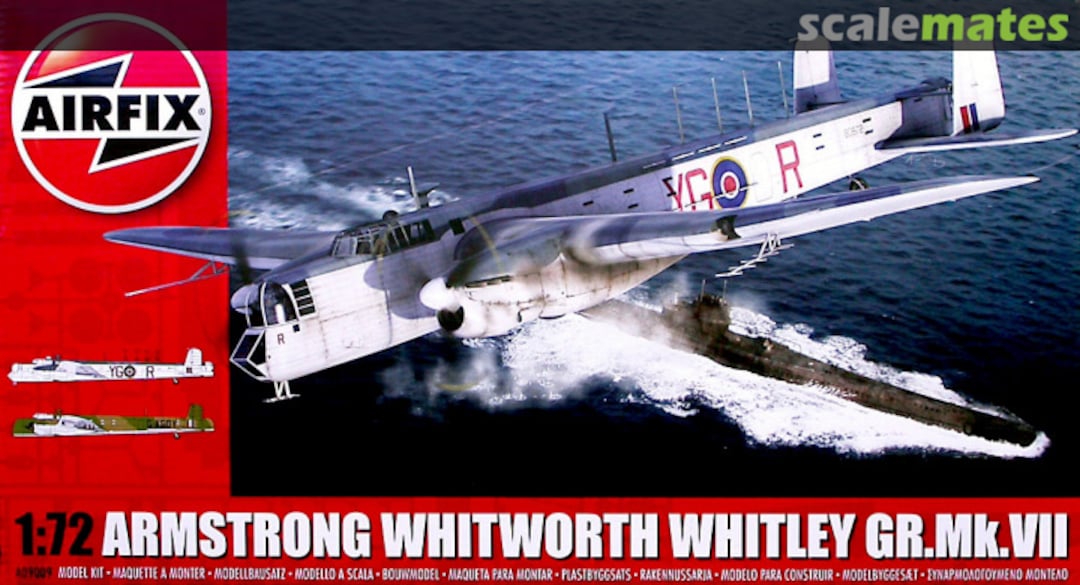 Boxart Armstrong Whitworth Whitley GR.Mk.VII A09009 Airfix