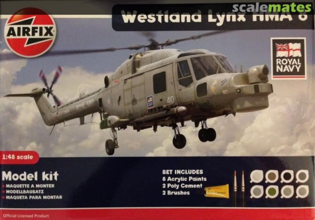 Boxart Westland Lynx – Navy HMA.8 / Super Lynx A08107 Airfix