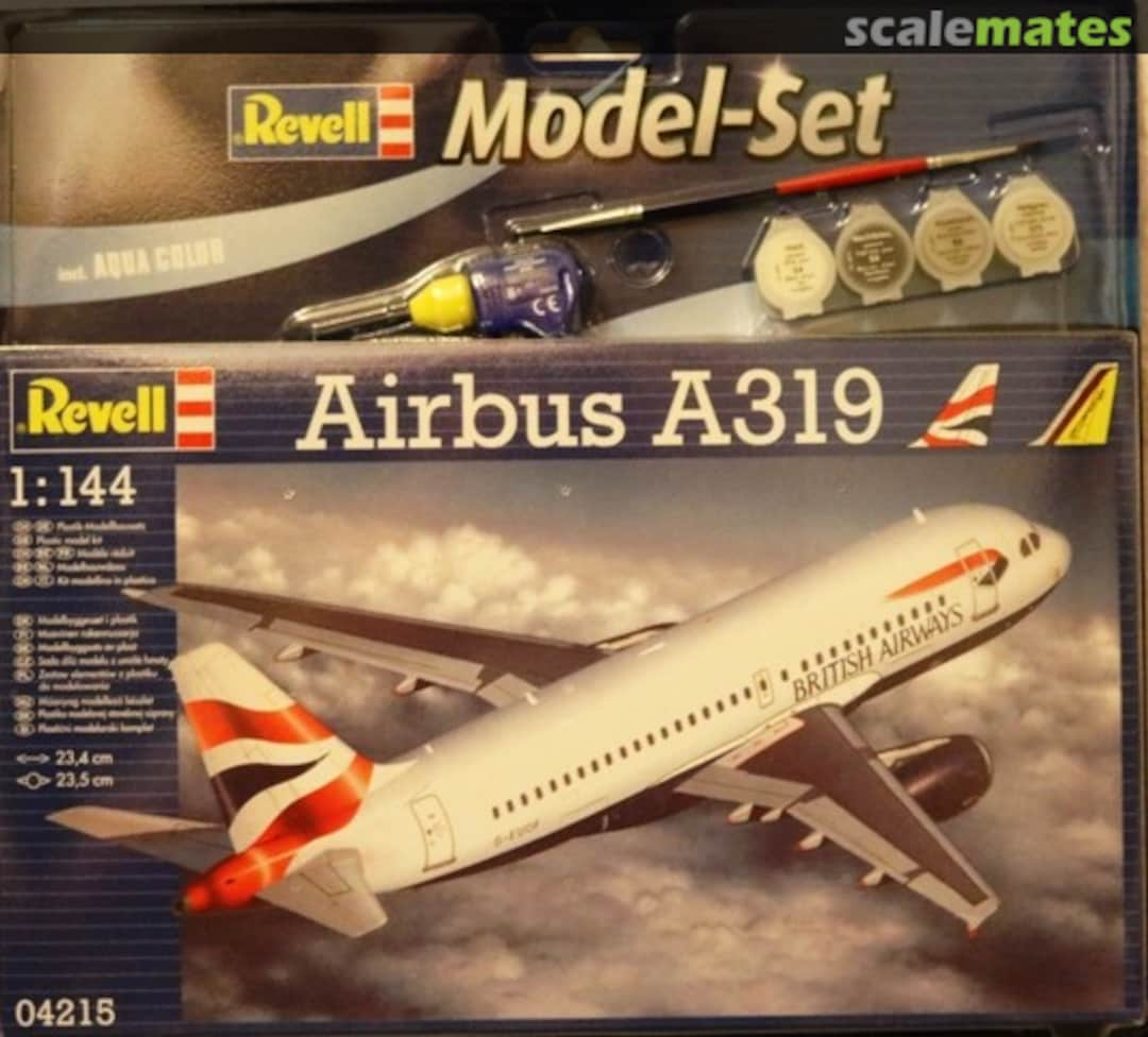 Boxart Airbus A319 64215 Revell