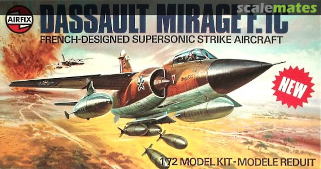 Boxart Dassault Mirage F.1C 04022-2 Airfix