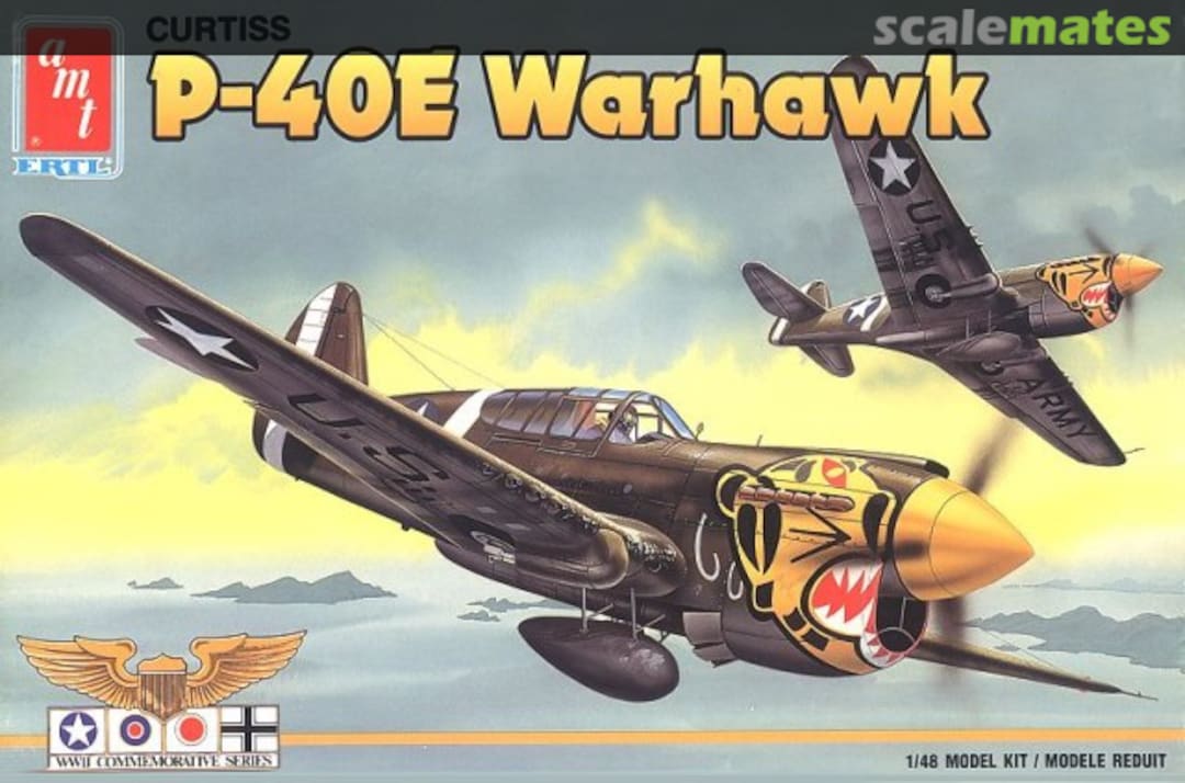 Boxart Curtiss P-40E Warhawk 8879 AMT/ERTL