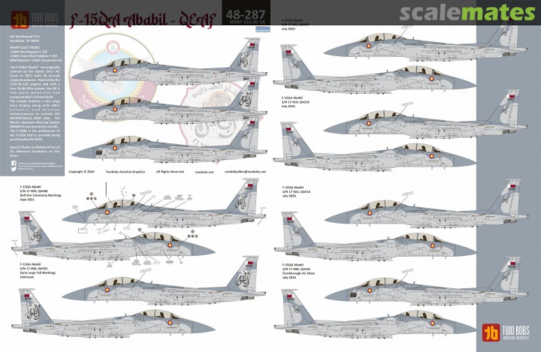 Boxart F-15QA Ababil - QEAF 48-287 TwoBobs Aviation Graphics