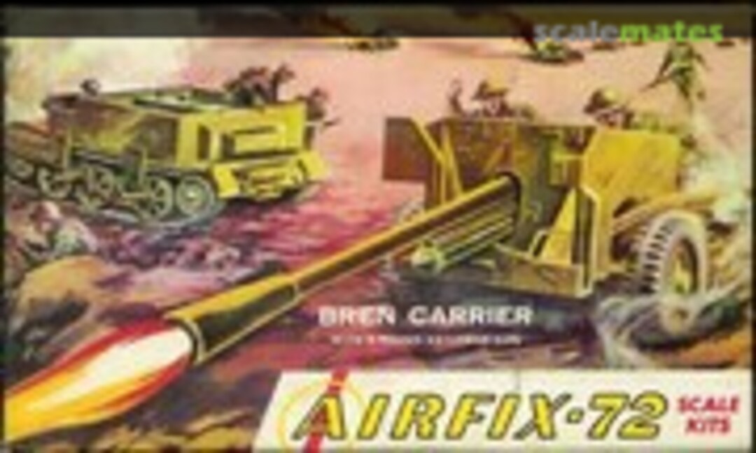 1:76 Bren Carrier with 6 Pounder Anti-Tank Gun (Airfix Corporation of America M9-49)