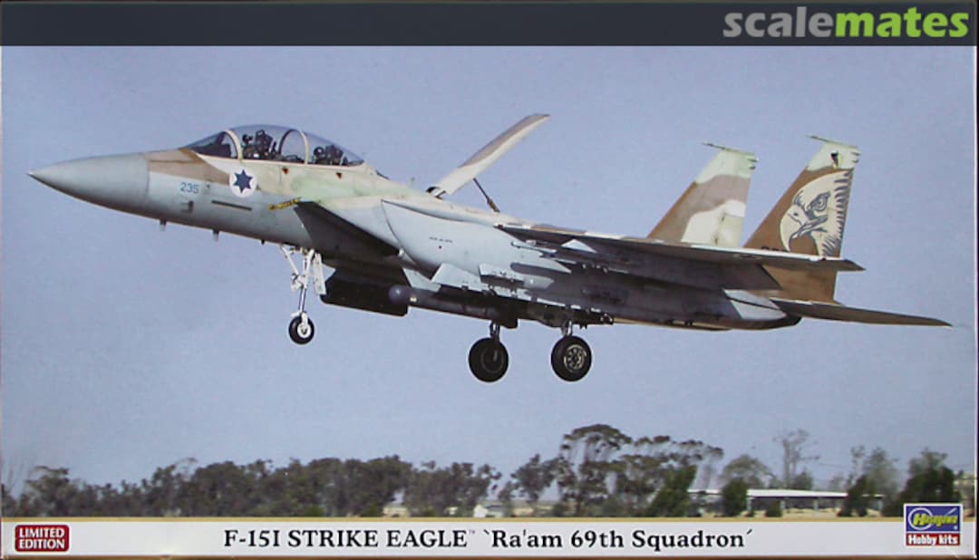 Boxart F-15I Strike Eagle `Ra'am 69th Squadron´ 02028 Hasegawa