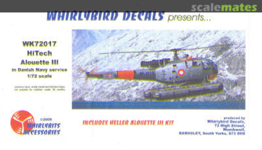 Boxart Alouette III WK72017 Whirlybird