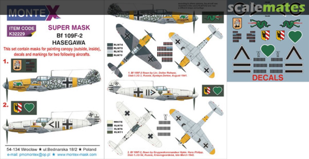 Boxart Bf 109F-2 K32229 Montex