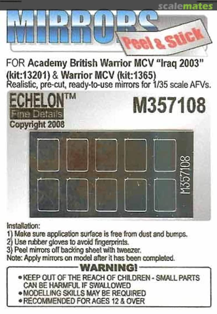 Boxart Warrior MCV Mirrors (Academy) M357108 Echelon Fine Details