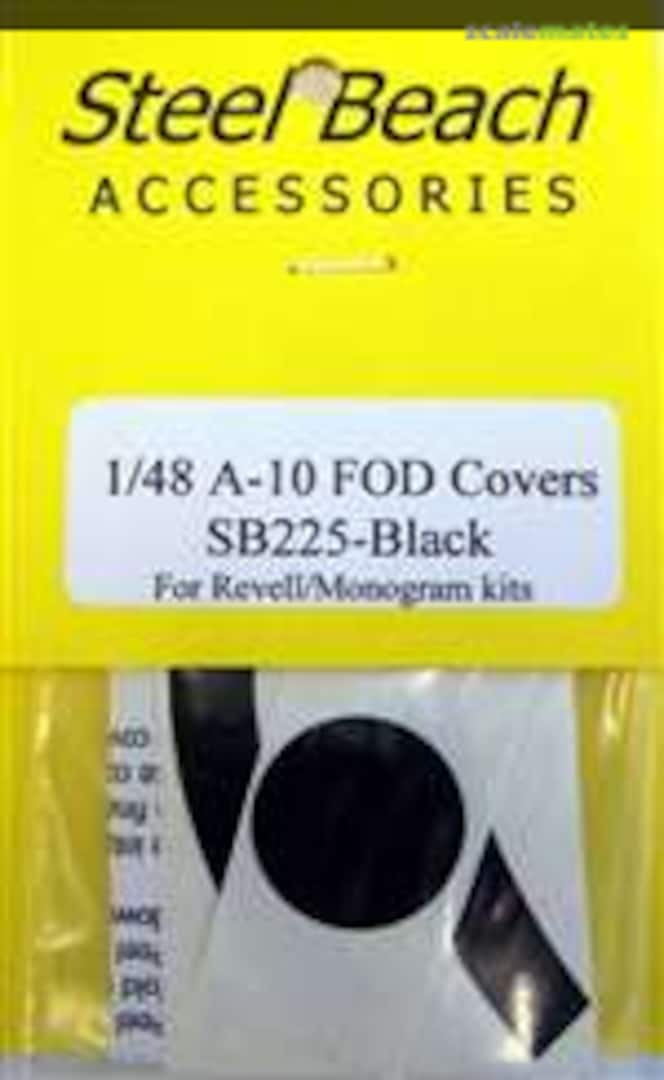 Boxart A-10 Thunderbolt II Black FOD Covers 49025 Steel Beach