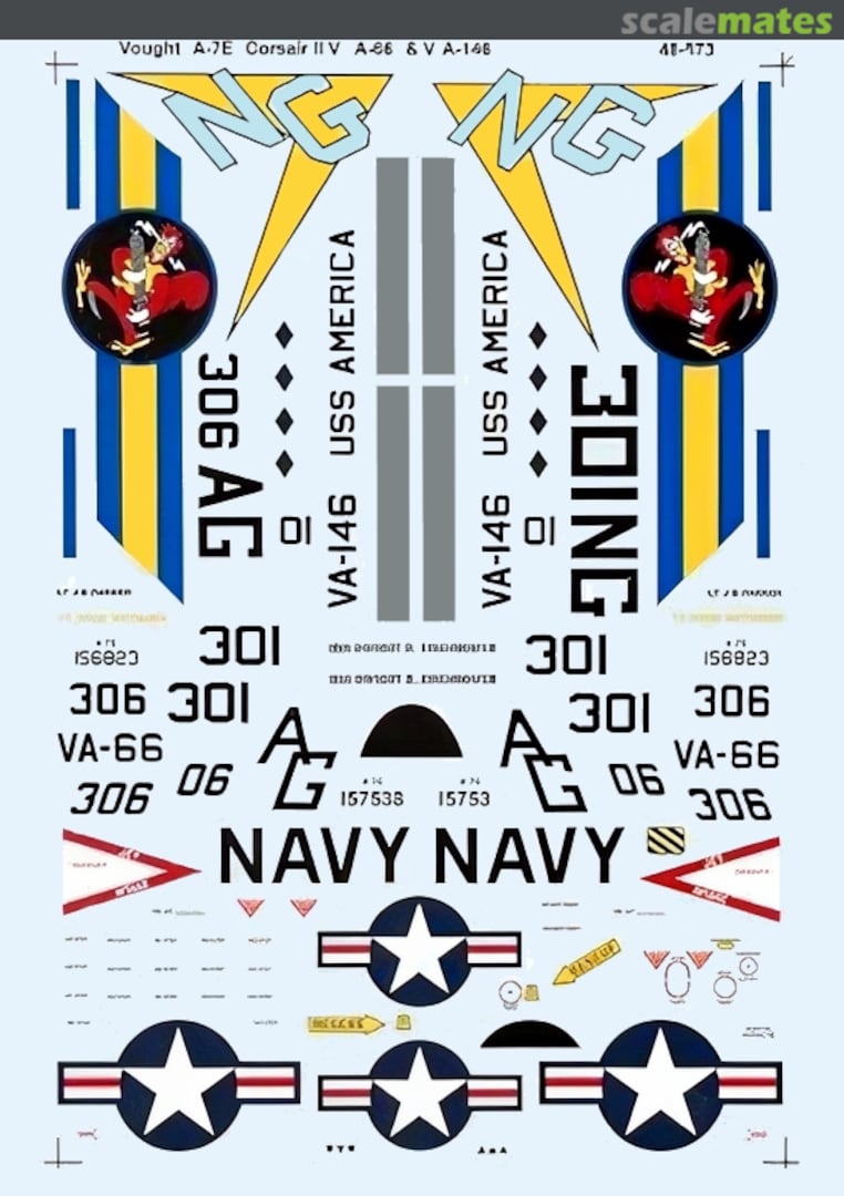 Boxart A-7E Corsair II 48-0873 SuperScale International